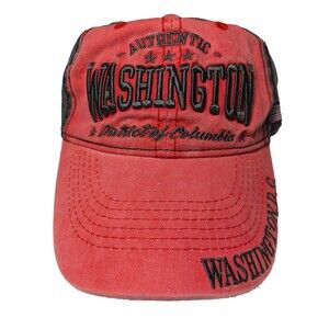 Athletic Washington DC Cap/hat adjustable District of Columbia Truckers hat 🧢